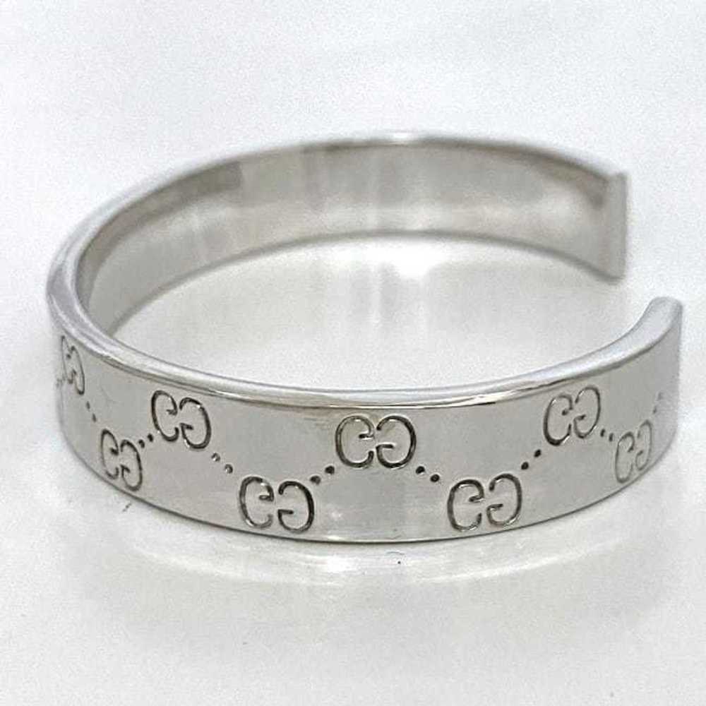 Gucci Bangle Silver Shima Line ec-20387 Ag 925 SILVER GUCCI Bracelet Ladies - Picture 3 of 11